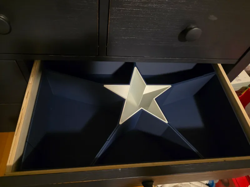 Dresser Drawer Organizing Bin - Star Theme