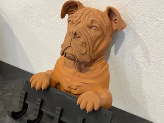 Old Englisch Bulldog Hakenleiste OEB Leinen Hänger