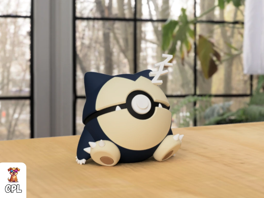 Snorlax Pokeball Sleeping - 1