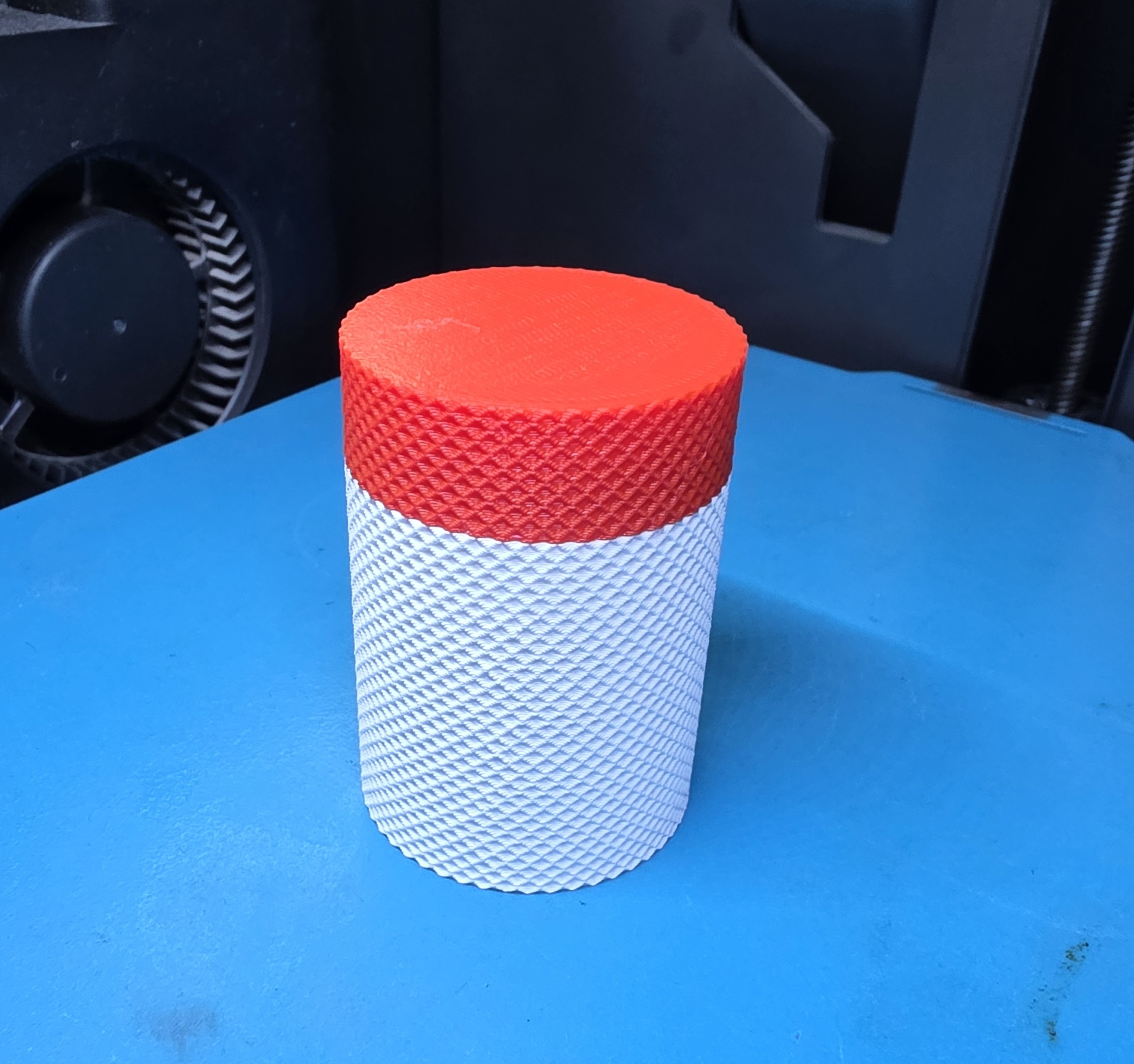 Miniatura 4 do modelo 3D Klick lock container - Diamond pattern