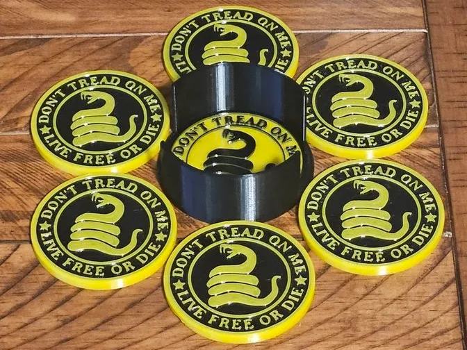 Don't Tread On Me Coaster Set