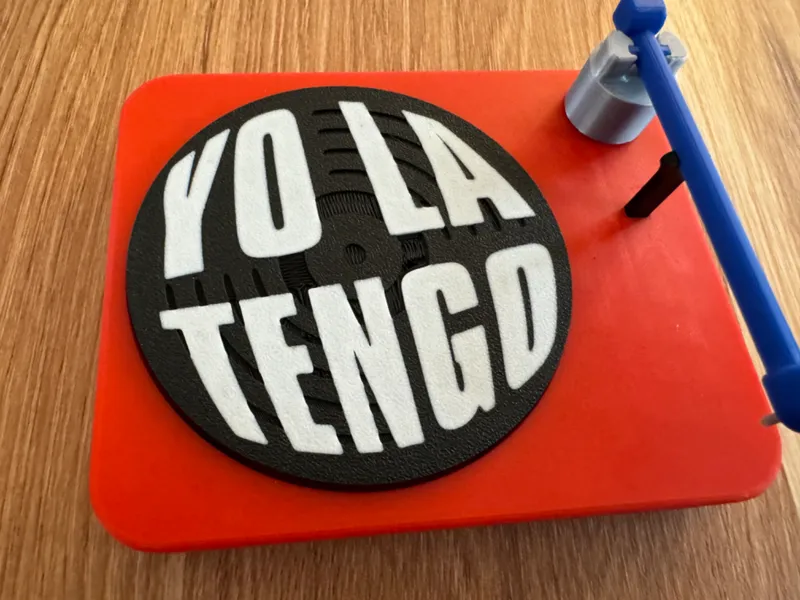 Sip and Spin Vinyl Record Coaster - Yo La Tengo