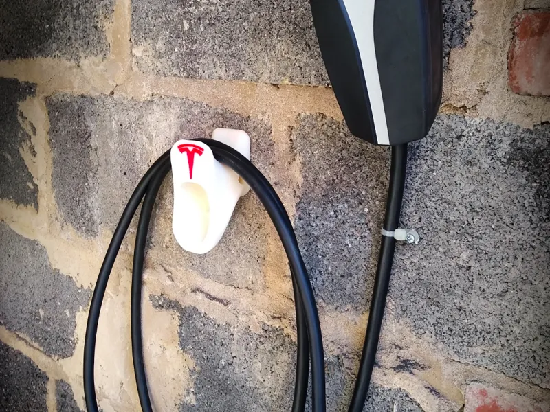 Tesla charger mount