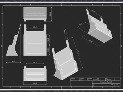 A5 Flyer Display Stand