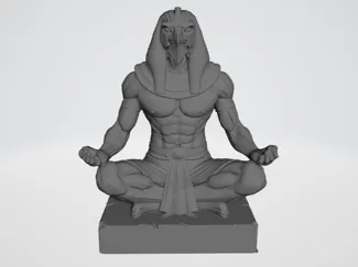 GOR in lotos pose