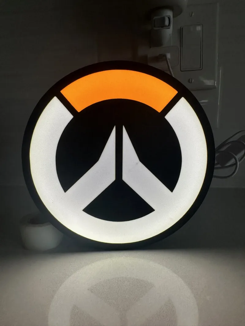 Overwatch Logo Light Box