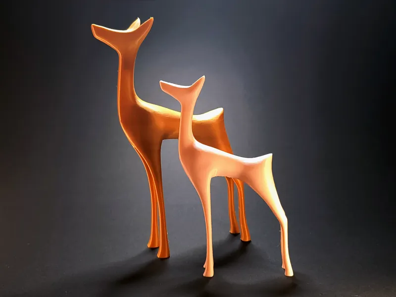 Elegant Deer Sculpture