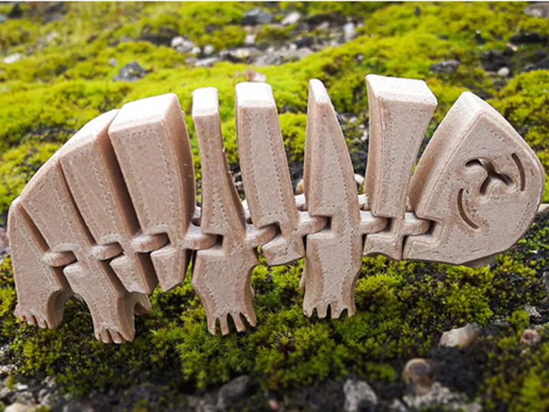 A flexi tardigrade toy