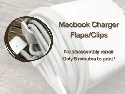 Macbook Charger Flaps/Clips (No disassembly)