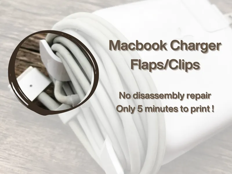 Macbook Charger Flaps/Clips (No disassembly)