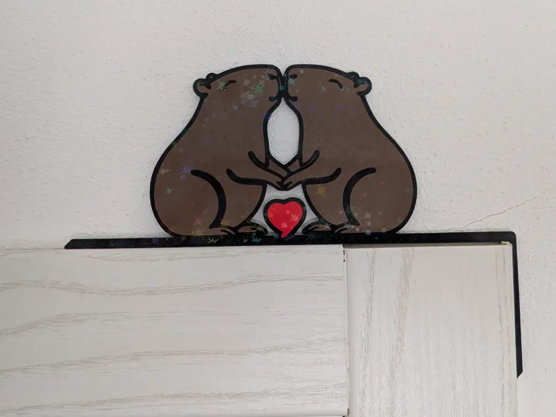 Capybara Love - Door Corner Decoration