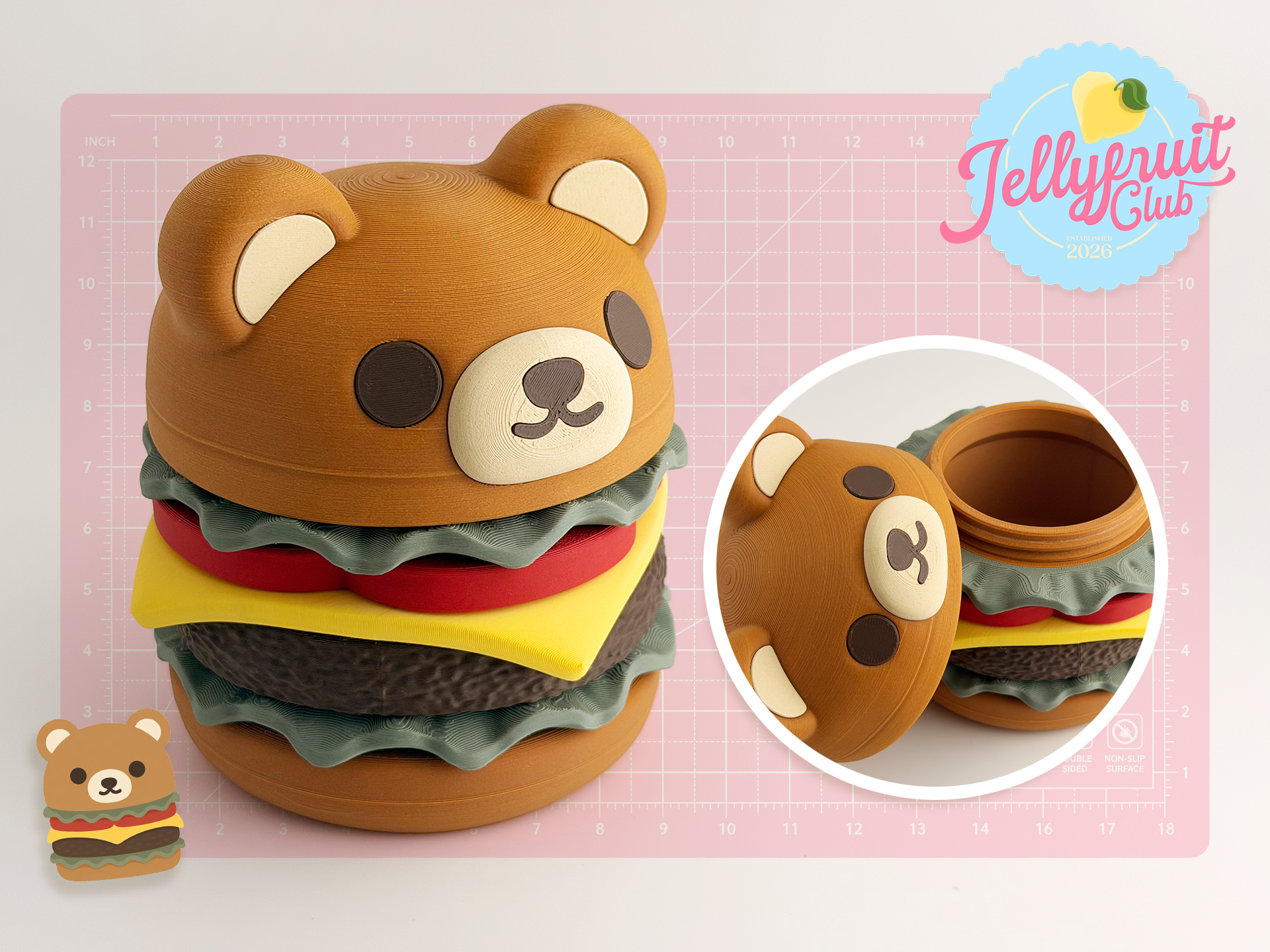 Bear Burger Storage Jar (No AMS)