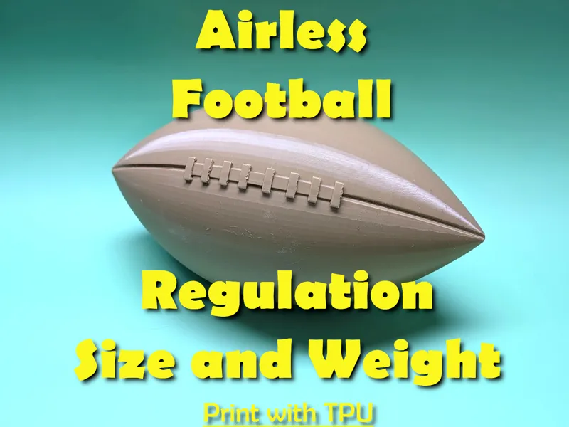 Airless Football - Regulation Size & Weight