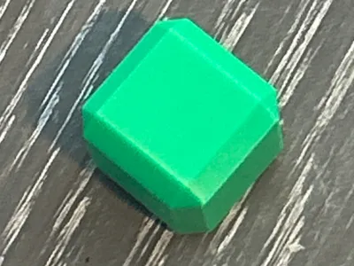Large Beveled Cube
