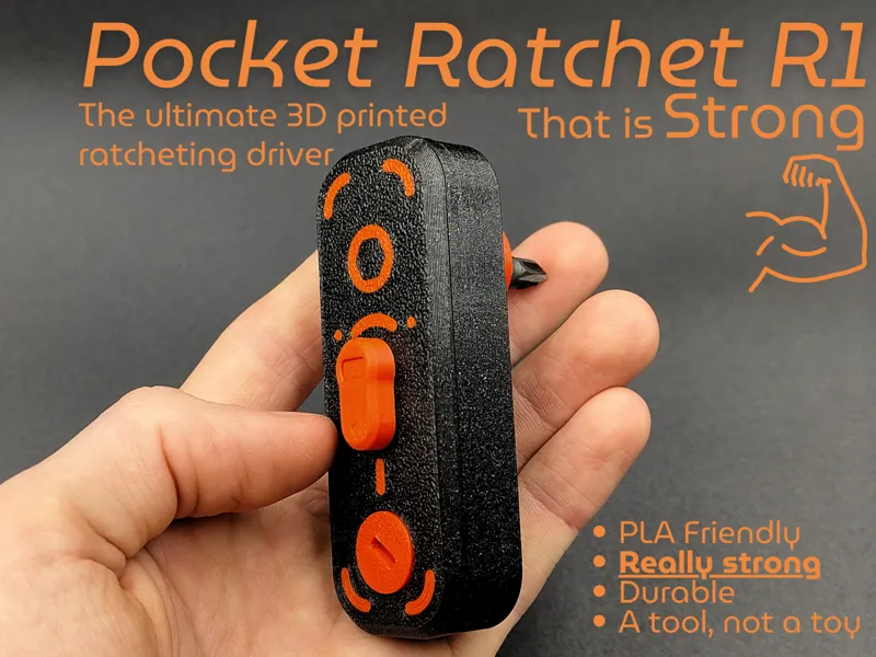 Strong Reversible Mini Ratchet Driver