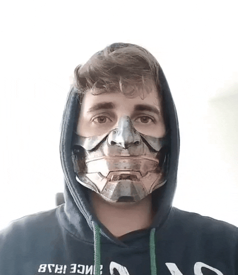 Front Half Head Armor Sci-fi Style Main Part