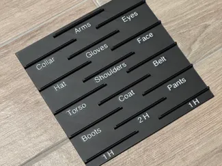 Shadows of Brimstone Clothing Gear Card Stand