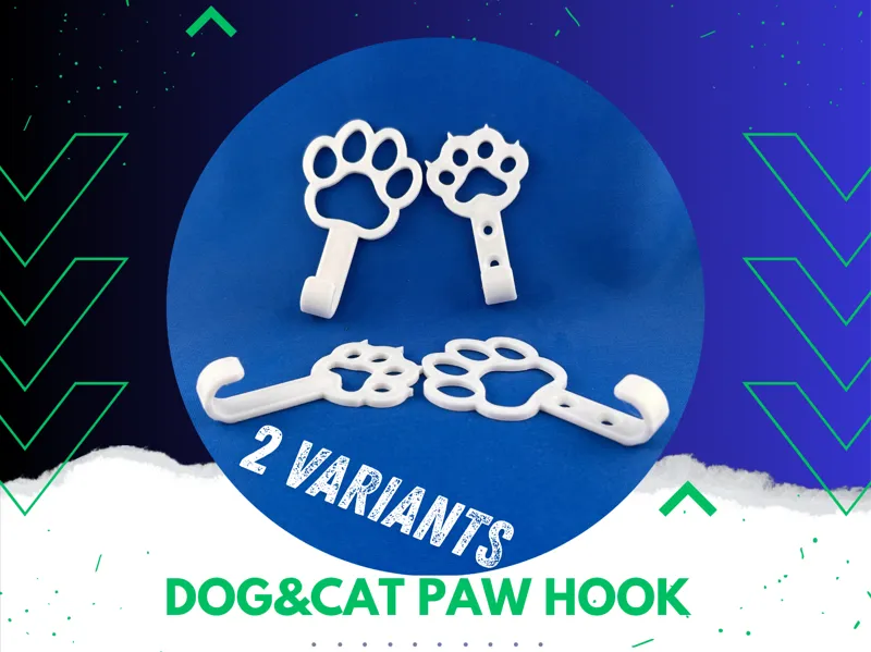 Wall Hooks – Dog Paw / Cat Paw