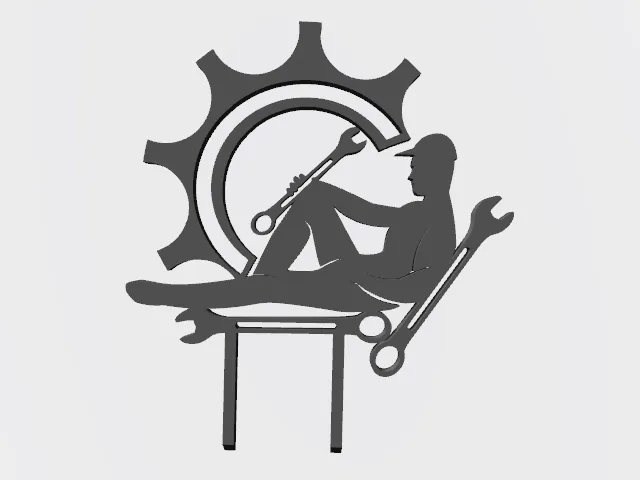 Cake Topper -Mechanic