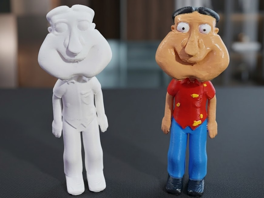 Family Guy Quagmire Figure  AMS & Single Color Set