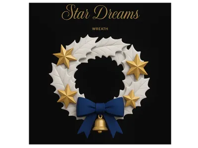 Star Dreams Wreath – 23 cm Diameter (NO AMS)