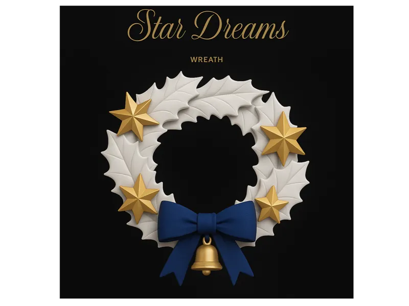 Star Dreams Wreath – 23 cm Diameter (NO AMS)