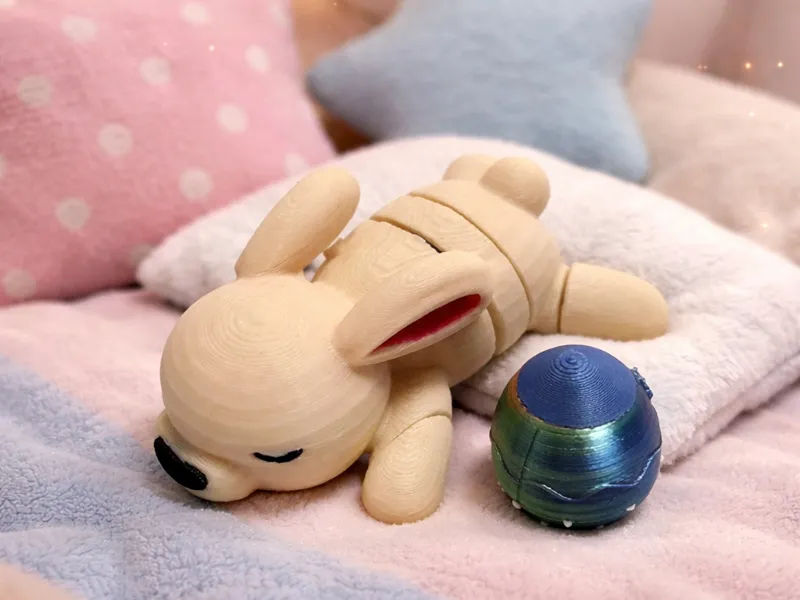 Knitted Easter Bunny – Cute Flexi Toy