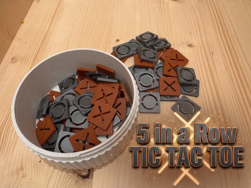 Tic Tac Toe - 5 In a Row