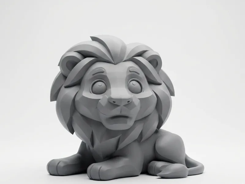 Lion "Leo" statue