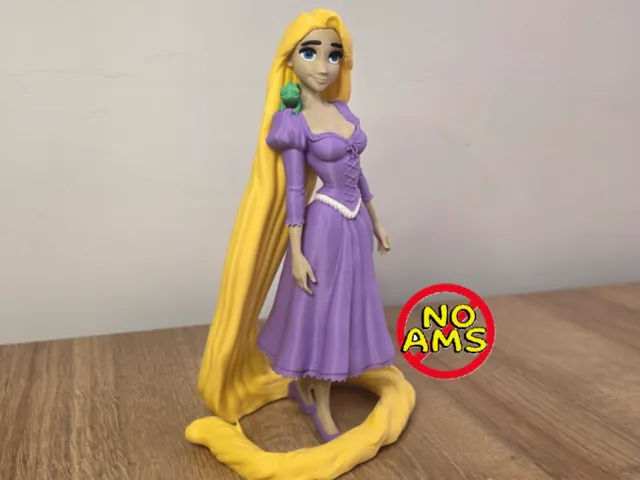 Rapunzel and Pascal