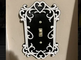 Victorian Light Switch Cover - Flip Switch Version