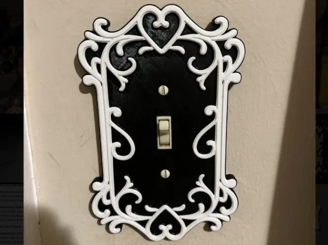 Victorian Light Switch Cover - Flip Switch Version