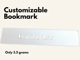 Customizable Bookmark
