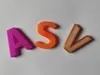 Single letter plates: 0.12mm layer, 2 walls, 8% infill