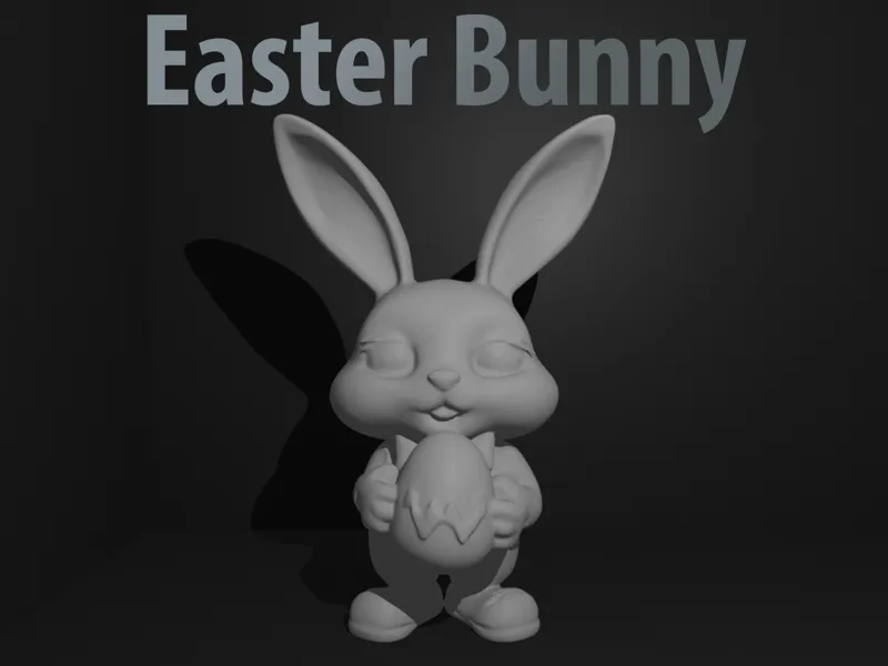 Easter Bunny Figure