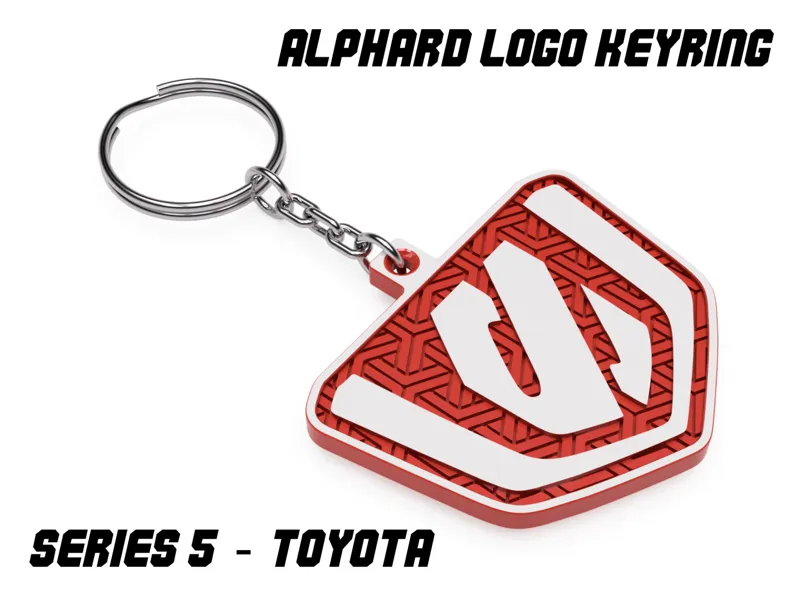 Alphard Logo Keyring