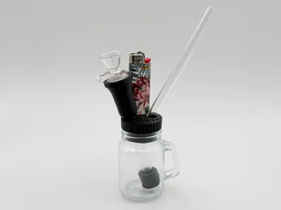 Lil Bub v3. Mini mason jar bubbler/bong/water pipe