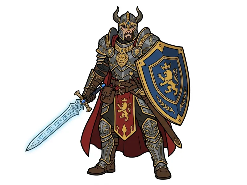 Il Baluardo d'Acciaio: Guerriero Umano per D&D