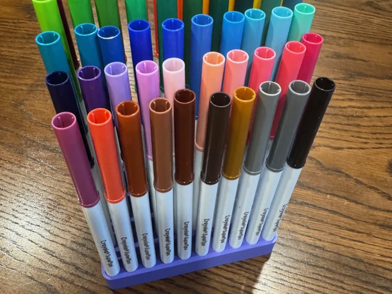 Crayola 50 Super Tips Marker Holder and Organizer
