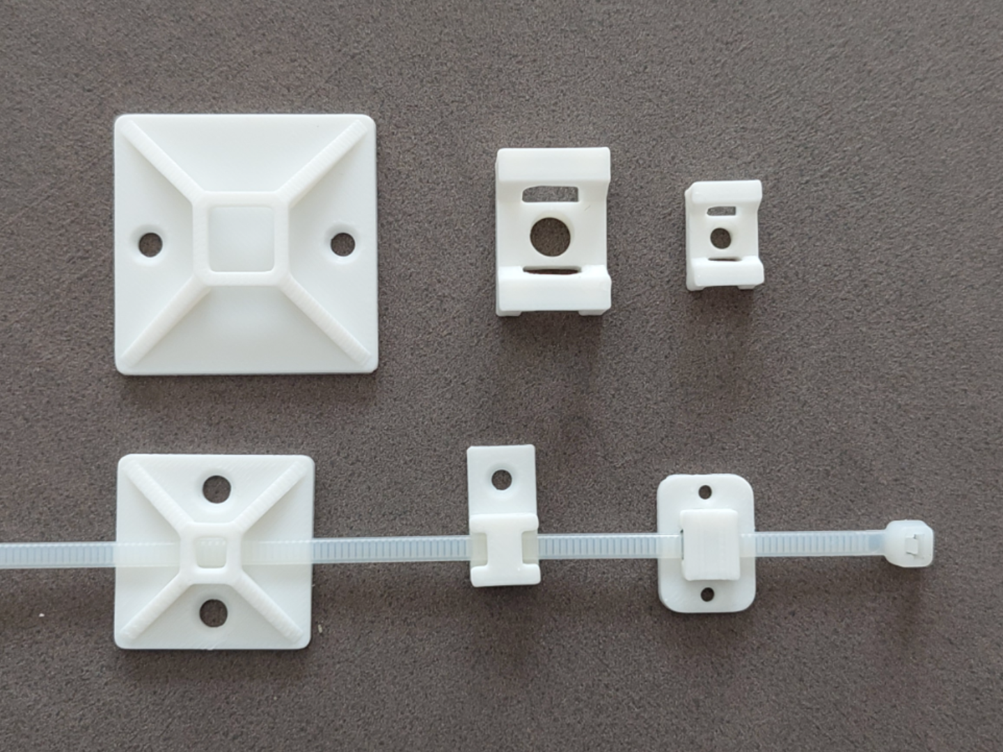 cable zip tie mount 6 designs