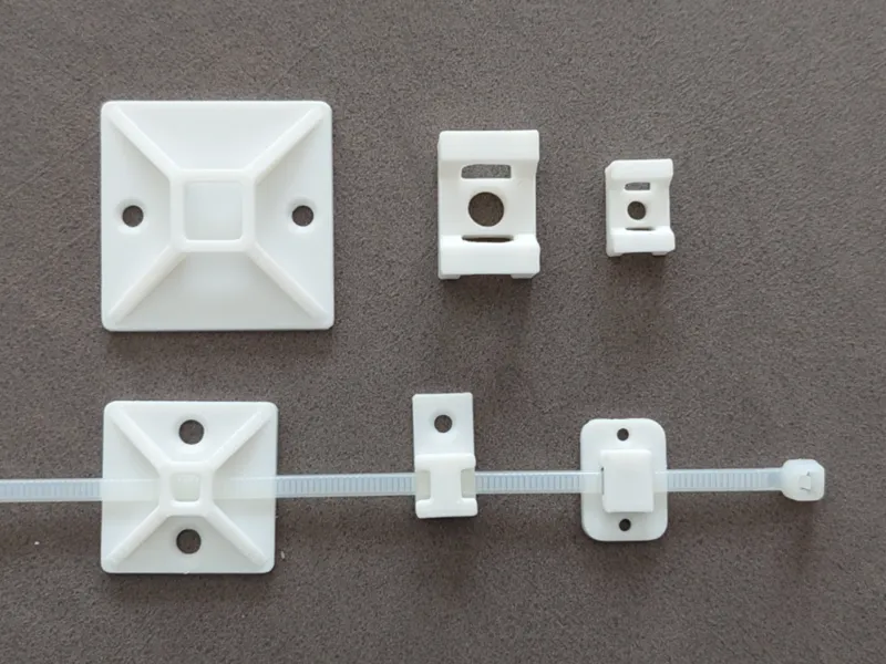 cable zip tie mount 6 designs
