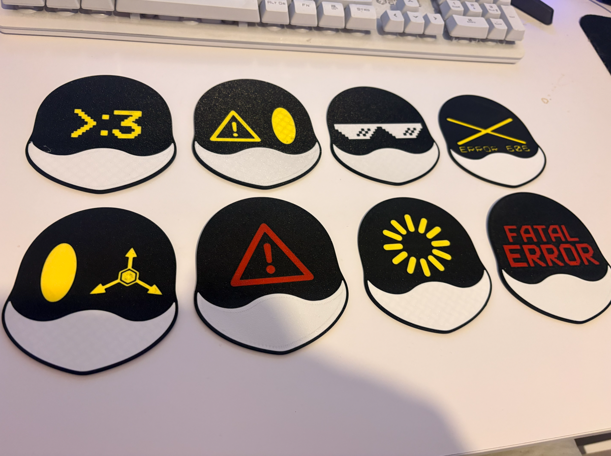 Visor Coaster Set | Murder Drones - 1