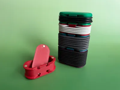 Stackable Cable Organisers w/ Lid, multiple sizes
