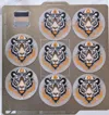 Tiger Head Single-color Printed Disassembled Version