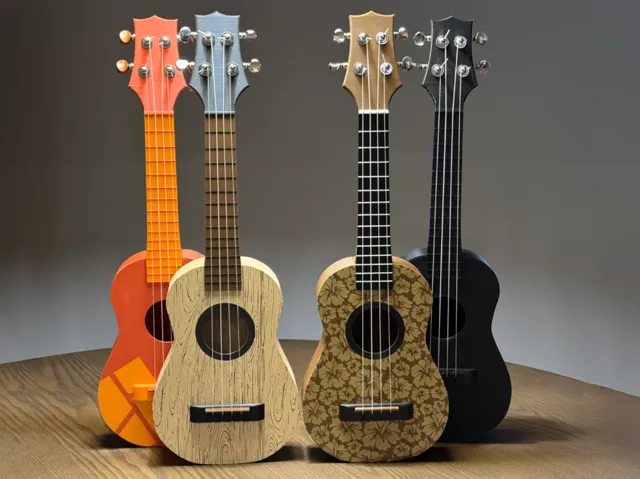 McMele Ukulele - A 3D printable Ukulele