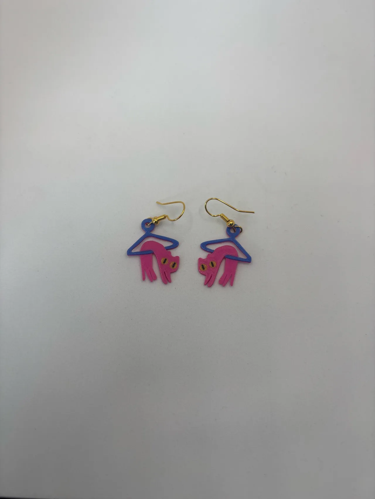 Hanging Cat Earrings view 4