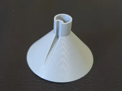 Simple funnel with air flow