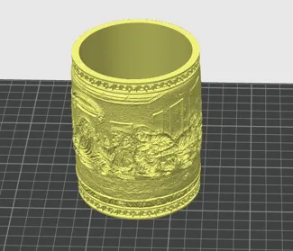 The Last Supper pen container