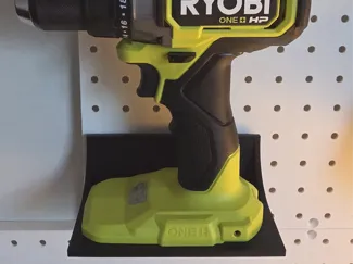 Pegboard Ryobi Drill Holder