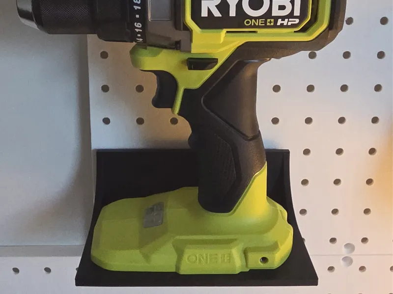 Pegboard Ryobi Drill Holder